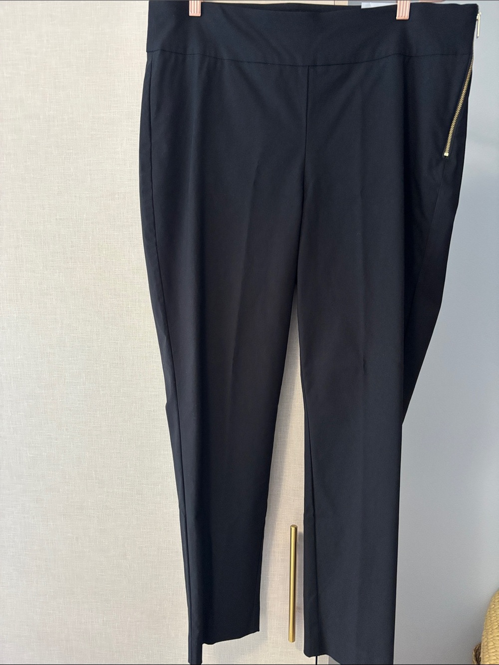 Chico's Black Ava Slim Leg Pants size 16